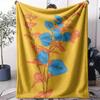 Plumeria Throw Soft Flannel AC Blanket Lightweight Summer Nap Throw Cozy  Blanket for Sofa Bed Travel Home