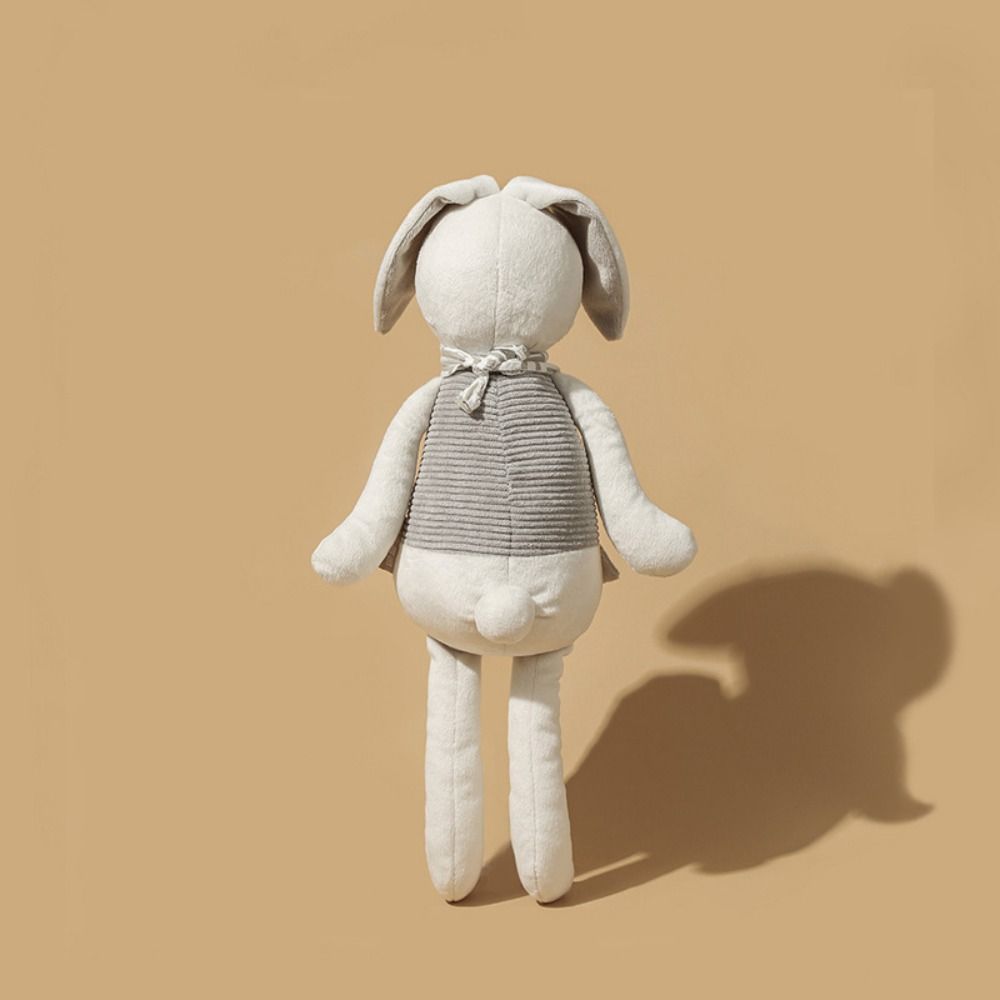 Baby Soft Rabbit Doll Cute Style Stuffed Animal Bed Doll Long-Eared Rabbit Children Gift