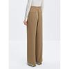 Peacebird Women's High-Waisted Drapey Wide-Leg Casual Pants