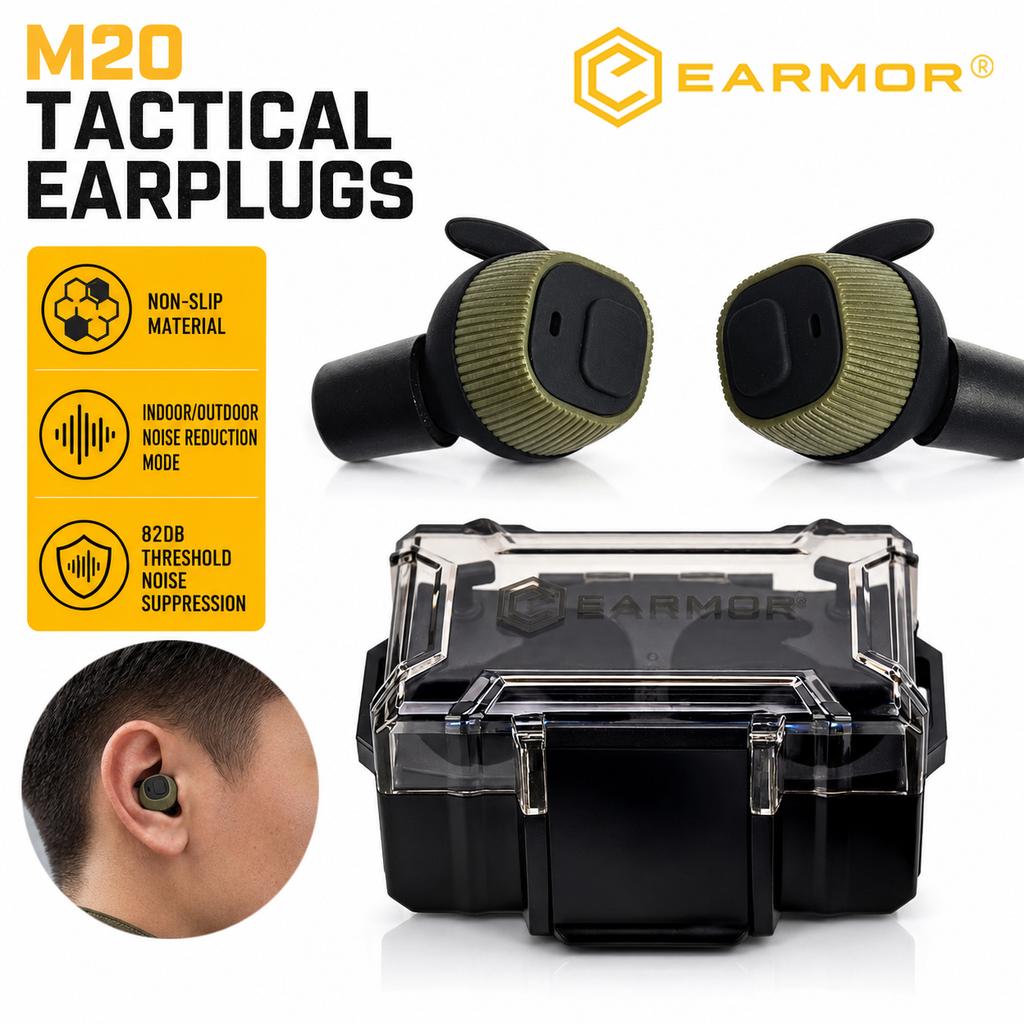 Электронные беруши EARMOR M11 Тактические беруши Активные стрелковые наушники Электронные средства защиты слуха Тактические аксессуары