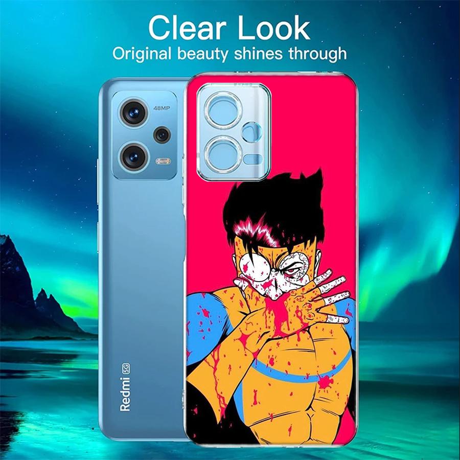 Мультяшный Неуязвимый Чехол Для Телефона Для Redmi 12 13C 12C 15C 9 10 10C Note 13 Pro Plus 14 15 Pro 9T 9C 9A ТПУ Мягкий Чехол Прозрачный Cell Ca