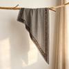 Japanese and Korean atmosphere, big triangular silk scarf, female cashew nut silk scarf, versatile decorative headscarf, multi-purpose fart curtain l