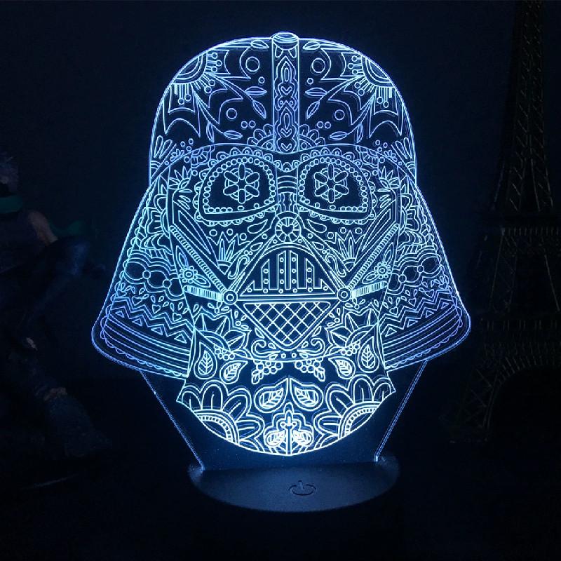 3D Ночник Элемент Света Светодиодная Лампа Украшение Спальни Креативный Подарок