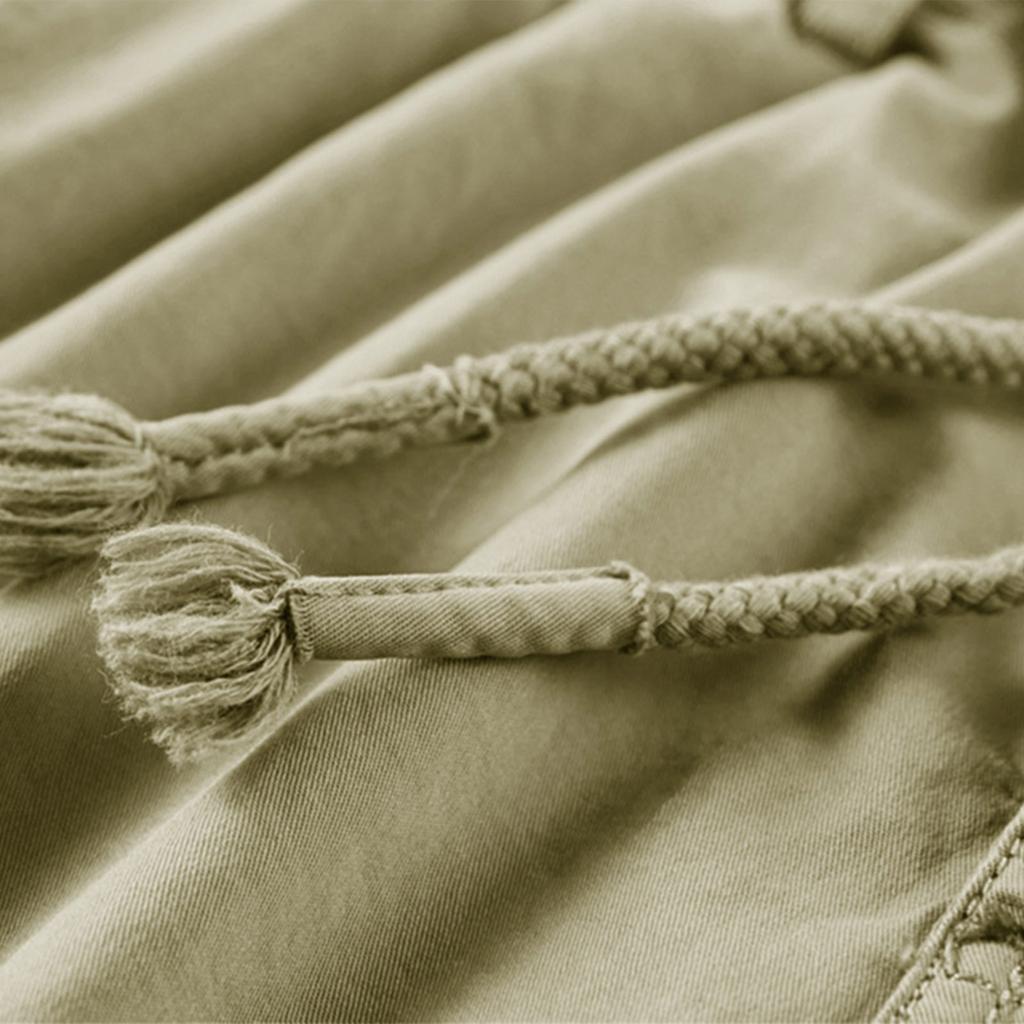 Men's Casual Color Outdoors Pocket Beach Work Trouser Cargo Shorts Pant