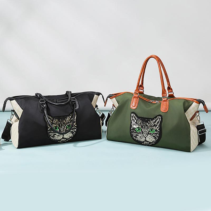 Большая вместительная дорожная сумка для женщин, спортивная сумка для йоги и фитнеса, студенческая сумка-органайзер на одно плечо, дорожная сумка для коротких поездок