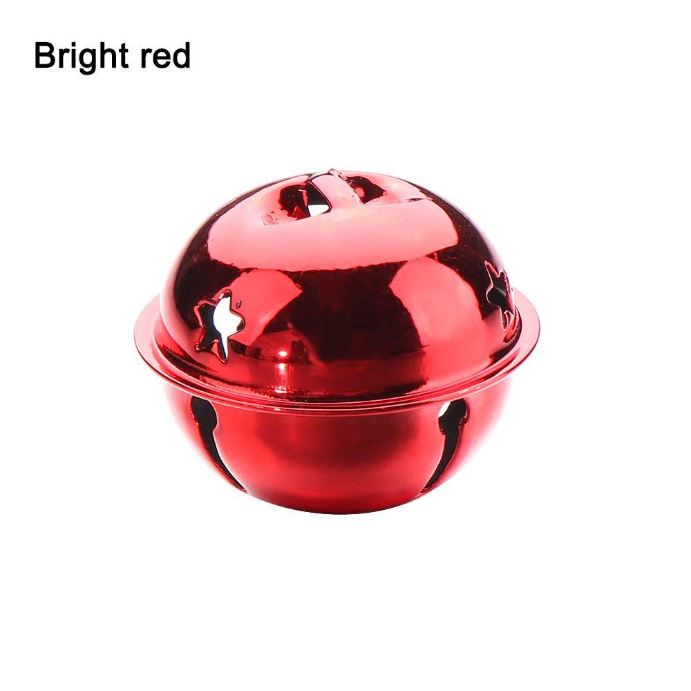 10 шт. 40 мм Поделки Товары для питомцев Украшение для рождественской елки Подвесные украшения Матовые колокольчики Яркий железный Звенящий