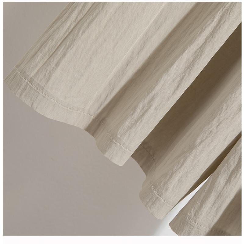 DIMANAF 2025 Весна Лето Плюс Размер Высокая Талия Новые Юбки Женская Одежда Мода Свободная Плиссированная Юбка Винтаж