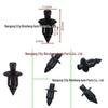 6mm Black Rivet Fairing Fastener Screw Clip for Honda Motorcycles