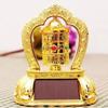 Solar Energy Solar Tibet Prayer Wheel Car Ornament Tibetan Prayer Wheel  Car Accessories