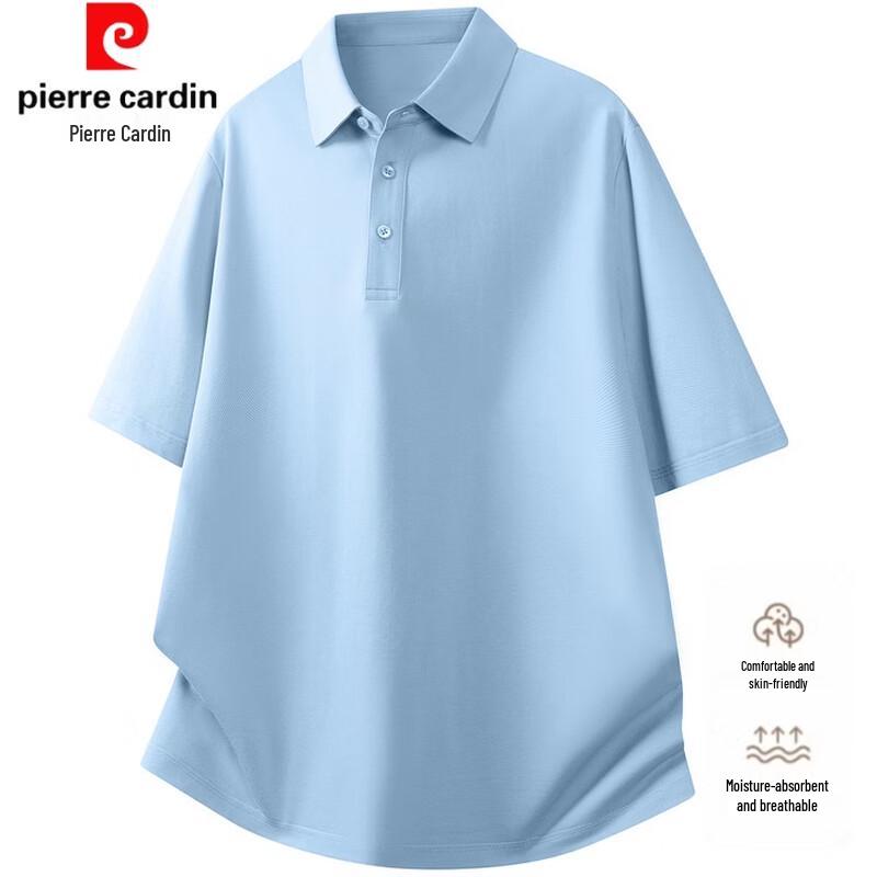 Pierre Cardin Мужская хлопковая футболка-поло с коротким рукавом