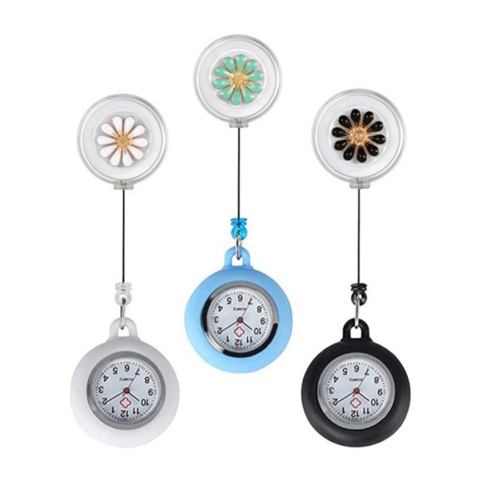 Выдвижные карманные часы для здоровья, силиконовые значки, карманные часы, часы, подарки, больница, здоровье