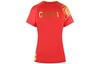 Li Ning Одежда для настольного тенниса женская Полная вишнево-красная V-образный вырез Умеренная AAYR358-1