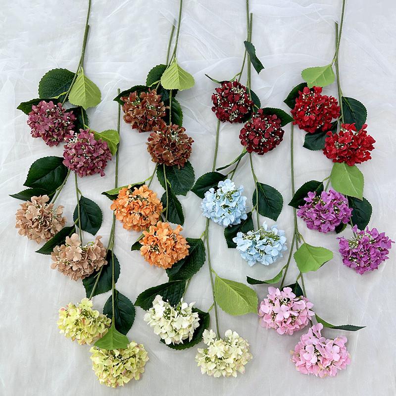 Artificial Hydrangea Flower Wedding Hotel Restaurant Desktop Decoration Ornament