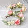 Flower Wreath Bridal Headband Music Festival Flower Headband Photo Headpieces