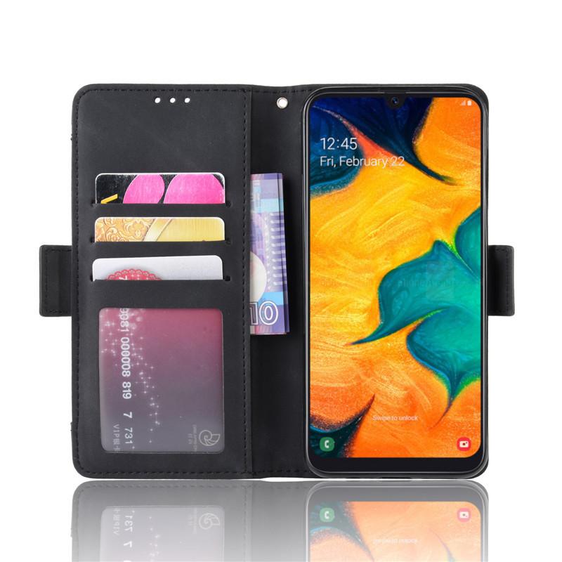 Подходит для чехла телефона Samsung A30/A20 Galaxy F62 с многослотовым держателем для карт m52 кошелек флип-чехол из кожи с боковой застежкой A10