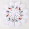 Набор из 6 женских handkerchiefs из чистого хлопка с вышивкой, кружевом и цветочным узором