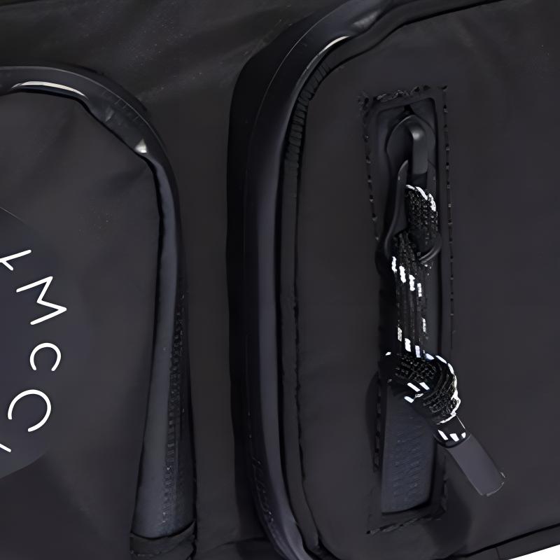 Adidas X Stella McCartney Коллаборация Спортивная Повседневная Полиэстер Наплечная Сумка-Кроссбоди Поясная Сумка Женские сумки Черный HS3383