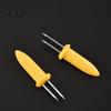 Stainless Steel Corn Holders Holders, Heat Resistant Shaped Handles, Double BBQ Pins Needle Skewers Set for Outdoor Camping And Home Barbecue