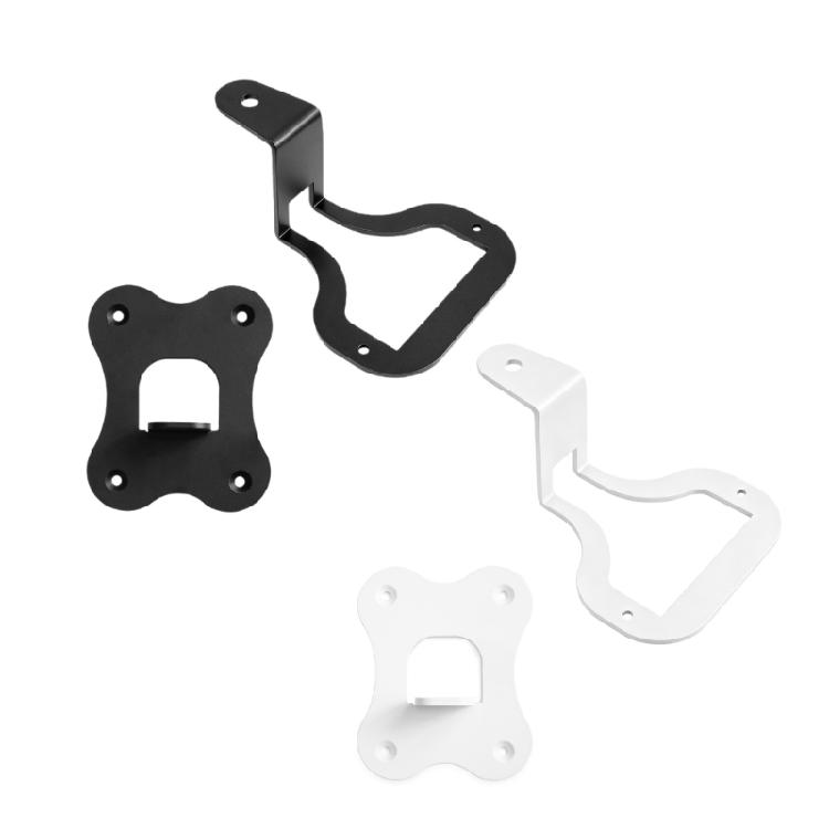 Wall Speaker Mount Holder Bracket Metal Support Set for WiiM Sound Lite Speaker Shelf Organization, Two-Piece Home Placement Design