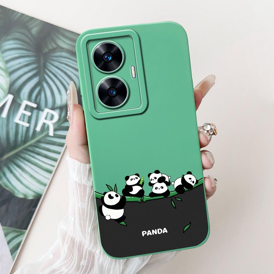 For Realme C55 Case 6.72" Cover Cute Rabbit Soft Silicone TPU Protective Phone Case For OPPO Realme C55 C 55 Bumper RMX3710 Capa