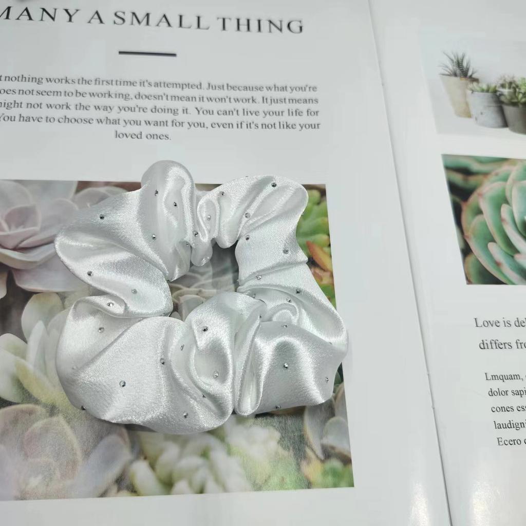 1/6 шт. Модные маленькие хрустальные резинки для волос с высокой эластичностью, повязки на голову, резиновые резинки для волос для женщин, девочек, аксессуары для волос для вечеринок