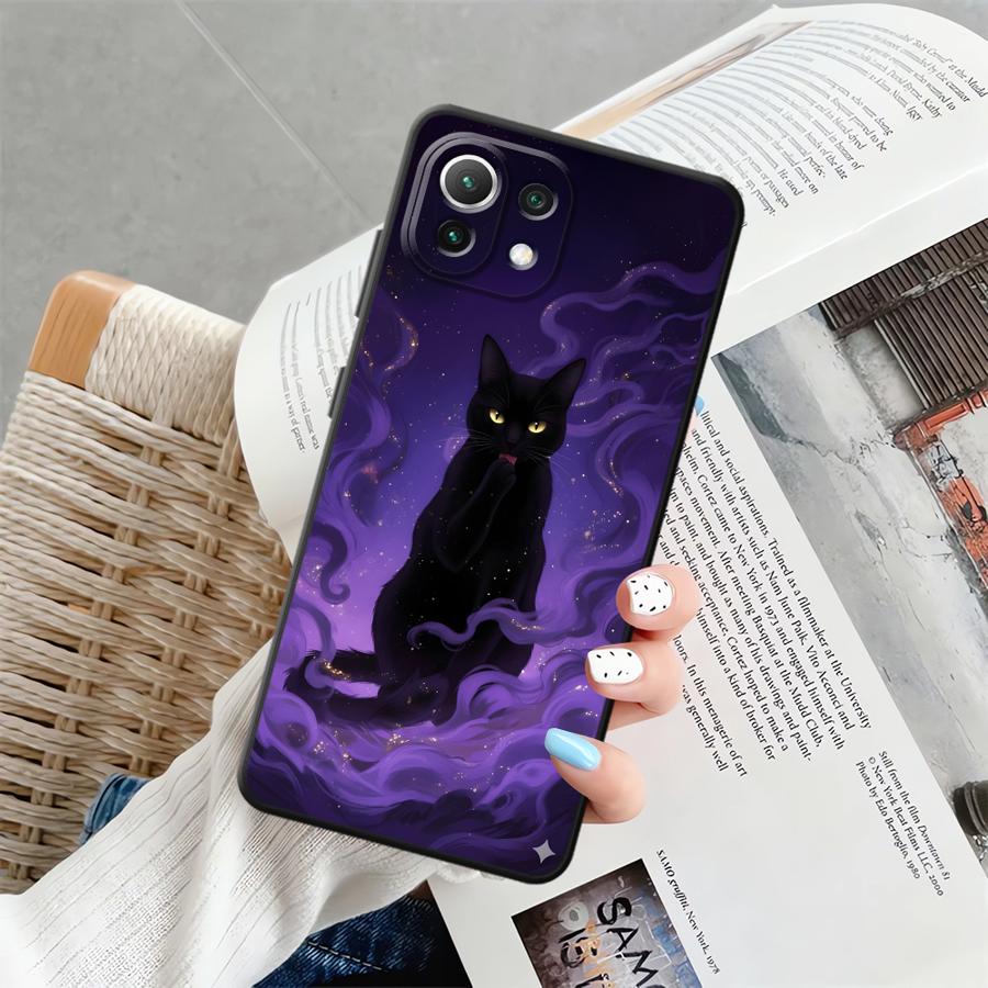Чехол для телефона Funda для Xiaomi Mi 12X 14 11T 10T 11 12T Pro 13 Lite 12 Атмосферный Кот