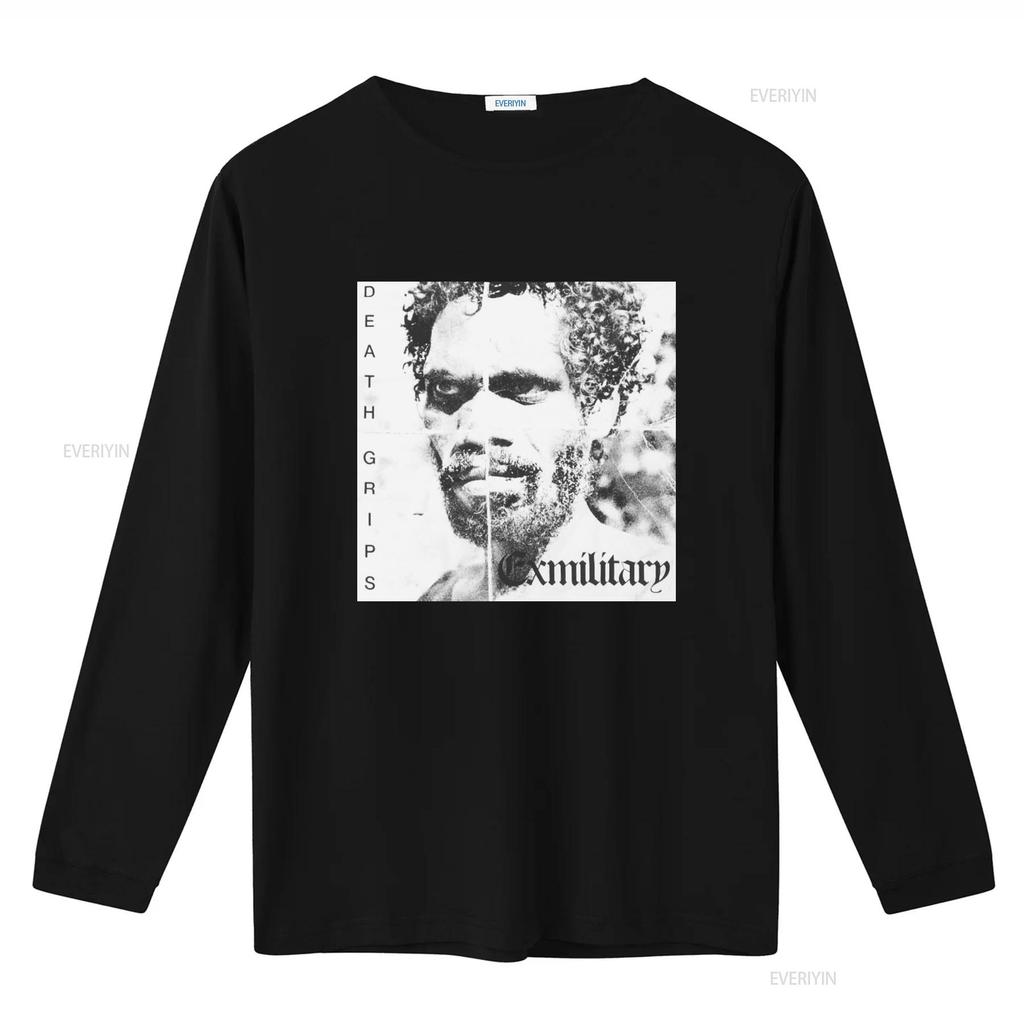 DEATH GRIPS Exmilitary T Shirt Vintage Style Unique Design Perfect for Music Fans vintage Washed Slightly Stylish streetwear