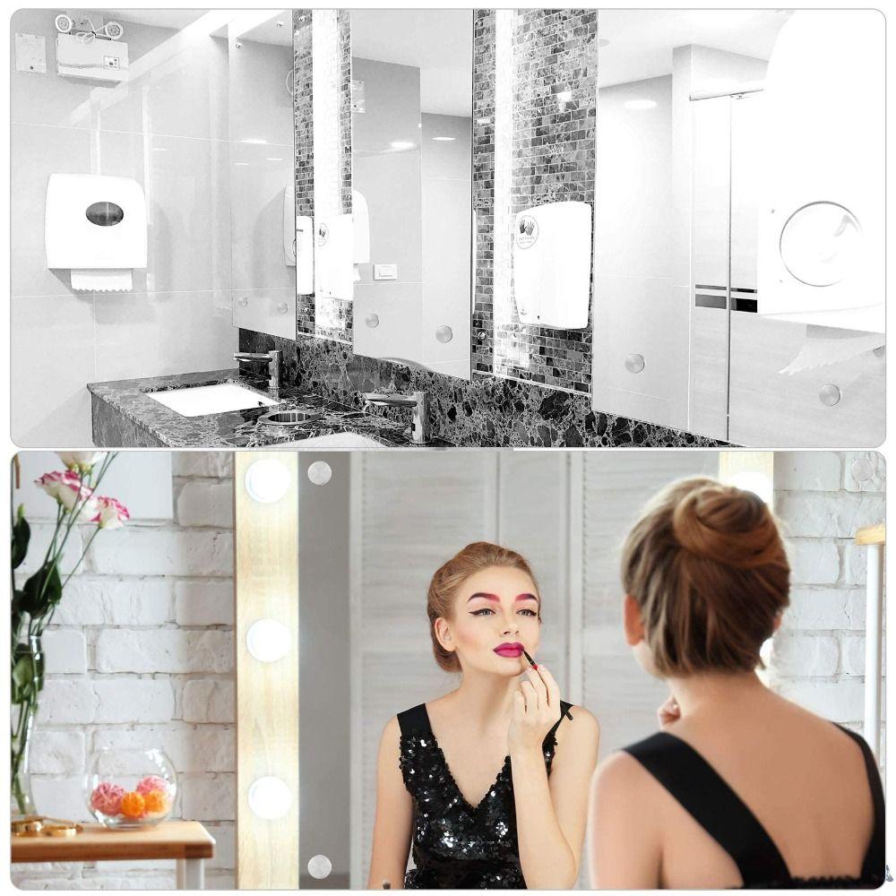 20 шт. серебряных колпачков для винтов из нержавеющей стали 0,63"/16 мм для зеркальных винтов, журнальных столиков