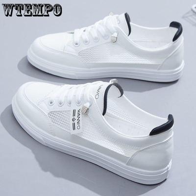 Летние маленькие белые туфли, женские тонкие повседневные туфли на плоской подошве, сетчатая обувь, дышащие сетчатые кроссовки для женщин