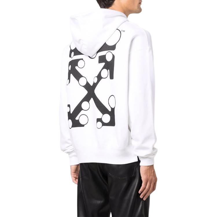 OFF WHITE Худи с принтом Bubble Arrows OMBB085F21FLE0110110
