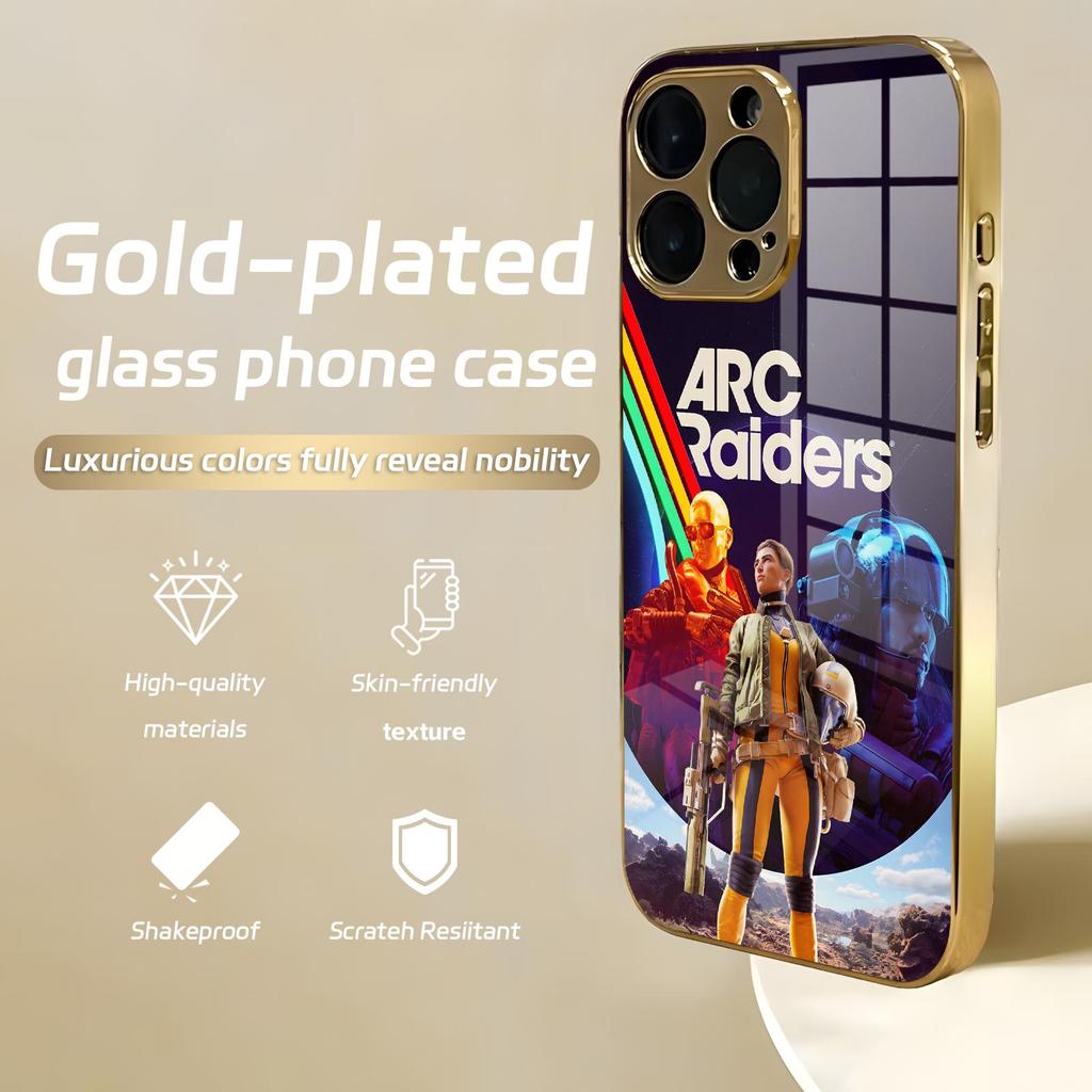 ГОРЯЧАЯ ИГРА ARC Raiders Чехол для телефона Для iPhone17 16 16e 15 14 13 12Plus Mini Pro Max Гальванизированный стеклянный чехол для телефона