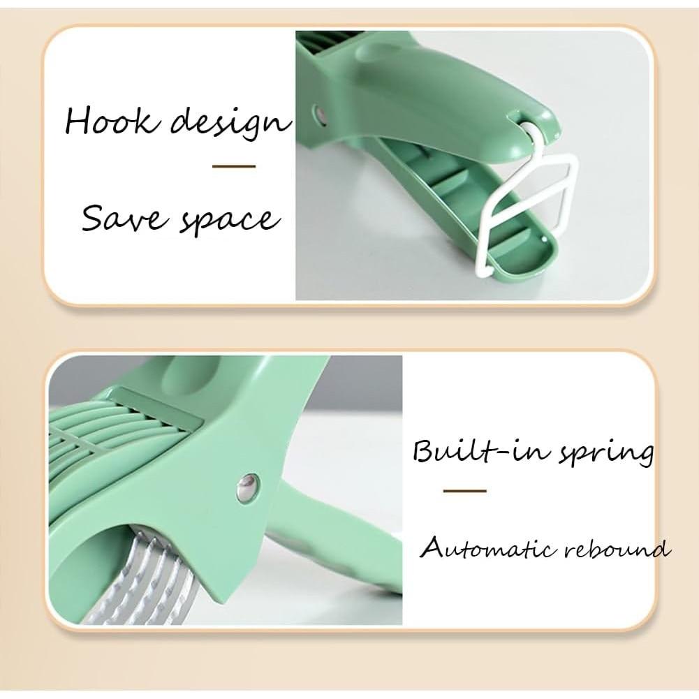 TodyJeyHo Manual Vegetable Cutter Stainless Steel Versatile Compact Easy Clean