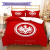 Eintracht Frankfurt Custom Name Pattern Bedding,Quilt Set Quilt Cover Pillowcase Home Birthday Gift(1 * duvet cover + 2 * pillowcase, without core)