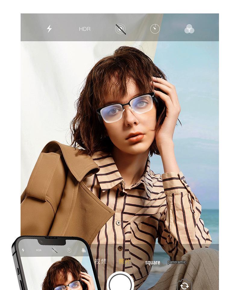 Smart Touch AI Bluetooth Glasses with Metal Frame and Thin Legs for Calls and Music.