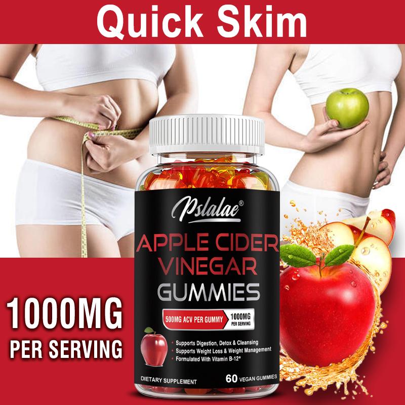 Pslalae - 1000mg Apple Cider Vinegar Gummies - Weight Management