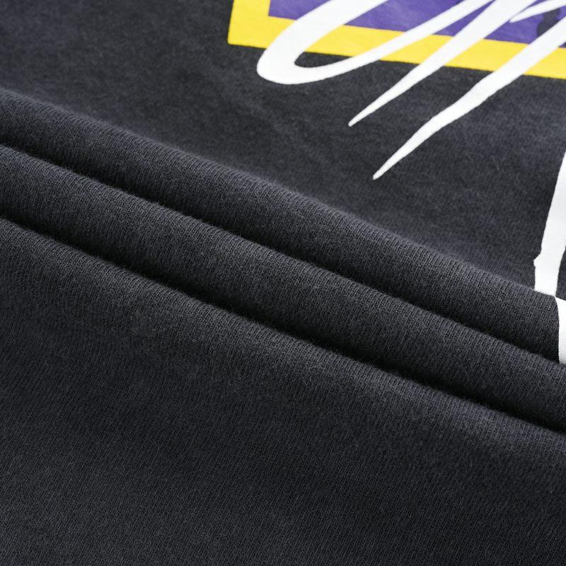 Nike T Shirts Men's 010 Black Crew Neck Moderate Straight Fit DV5748-010