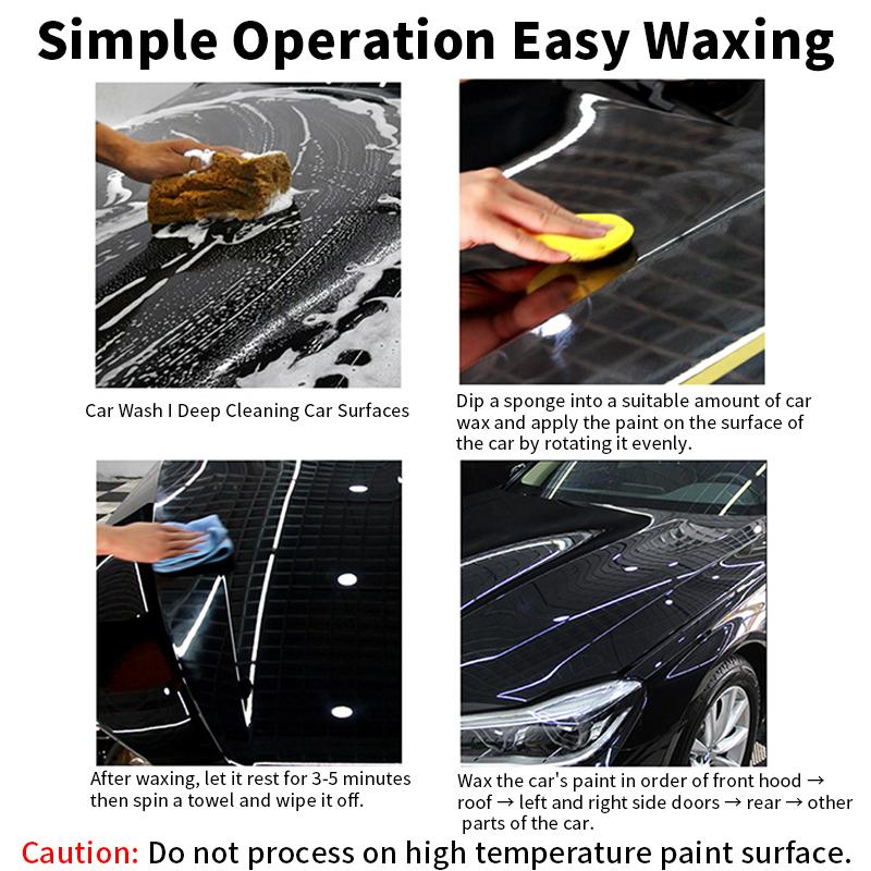 Car Wax Crystal Plating Set Paint Cosmetic Care Scratch Repair Hard Glossy Wax Layer Covering Paint Waterproof Film Car Polish
