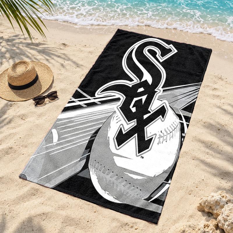 Chicago White Sox Microfiber Beach Towel Quick Dry Sand Free Lightweight Beach Towels for Travel Swimming Camping