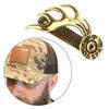 Stylish Brass Hat Clip Cute Deer Antler Shaped Hat Clip Lightweight Hat Decoration Creative Deer Horn Hat Clip Ornament