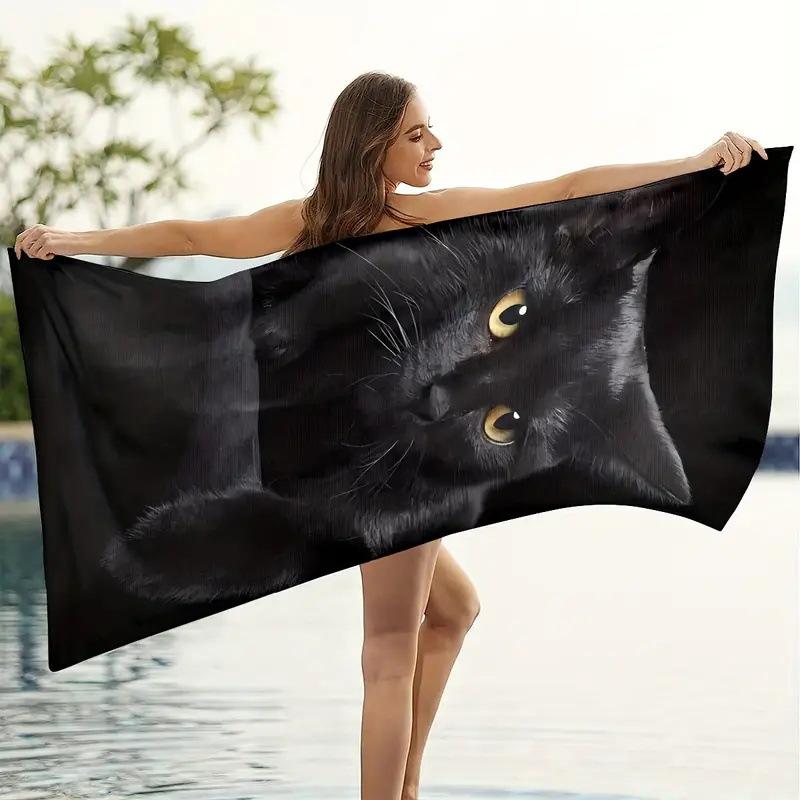 Beach Towel Quick-Drying Absorbent Beach Towel Microfiber Digital Printing Bath Towel Adult Plus