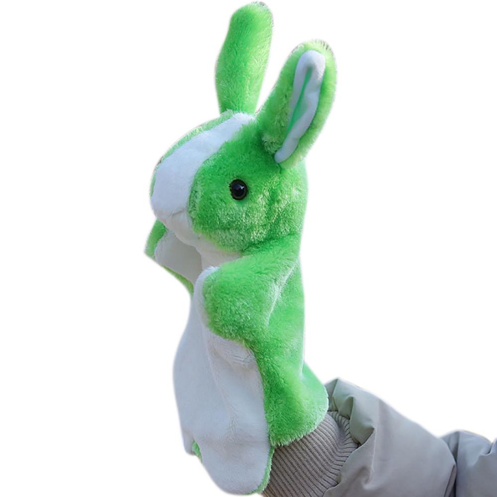 Cute Cartoon Doll Kids Glove Hand Puppet Rabbit Plush Bunny Finger Toys