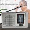 Мини AM/FM радио HiFi портативное радио для пожилых людей телескопическая антенна карманный указатель на батарейках разъем 3,5 мм встроенный динамик