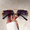 Metal Frame Sunglasses Men Women Polarized Uv Blocker For Outdoors And Driving