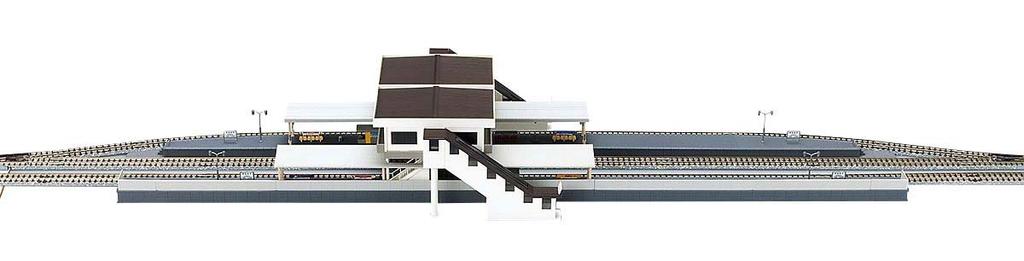 TOMYTEC TOMIX N Gauge Bridge Station Building Modern Model 4033 Railway Model Supplies