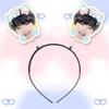 3D весенняя заколка-ободок для волос Wang Junxi с фото - Мерч для поддержки на концерте