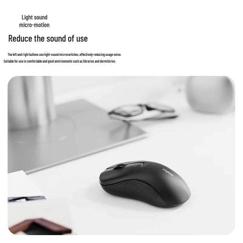 Rapoo X2800S Full-Size Wireless Keyboard and Mouse Combo