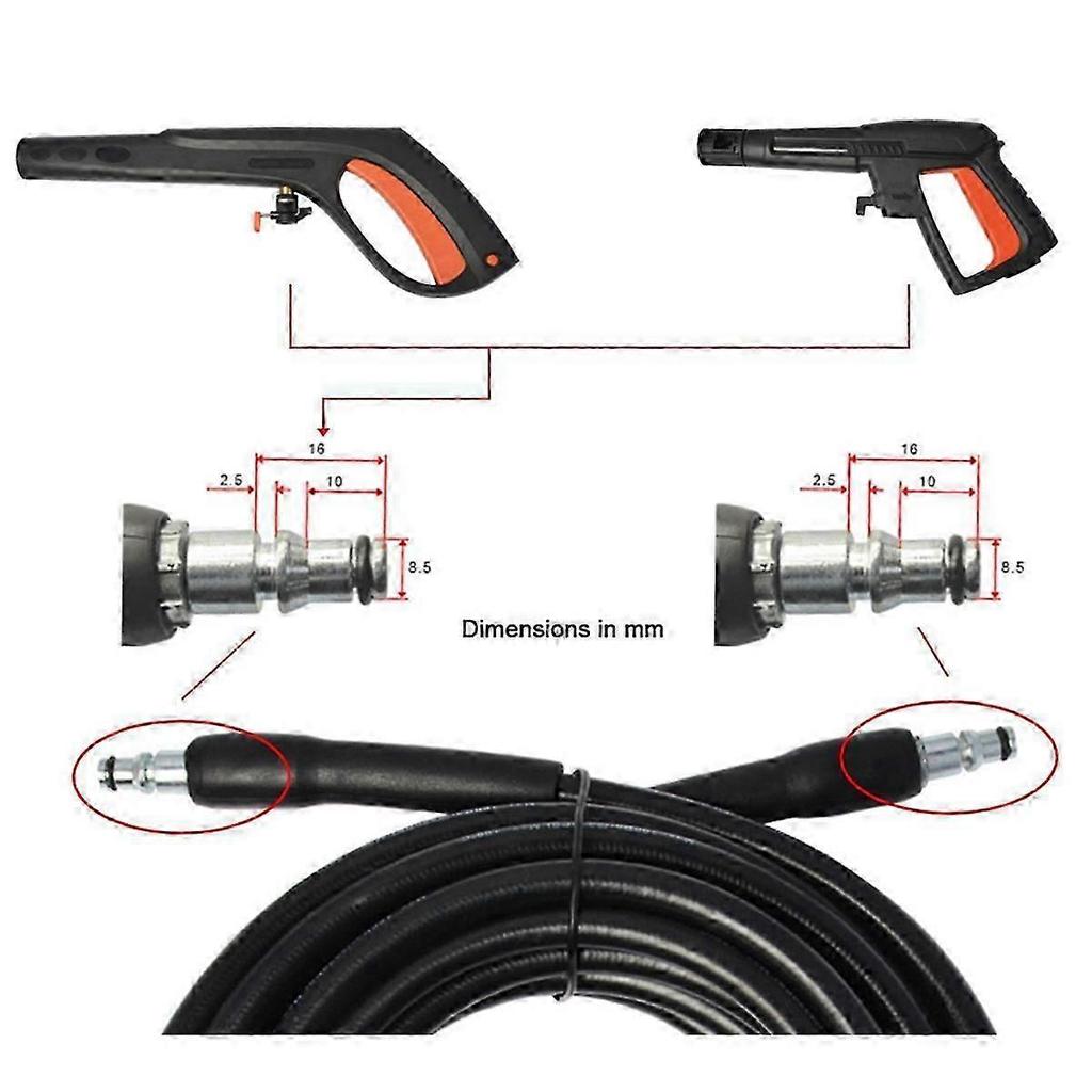 Patriot High Pressure Hose 10m for Car Washer