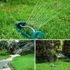 Automatic Lawn Sprinkler 15 Holes Design 4 Modes Adjustable Leak Resistant Simple Installation Garden Yard Water Sprinkler