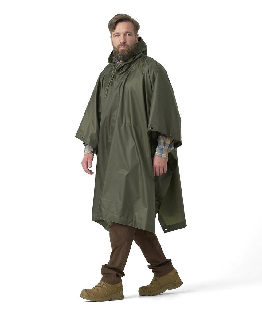 Пончо Helikontex Оливково-зеленое
