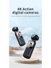 4K Action Camera with 270° Rotating Lens for Outdoor and Cycling
